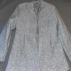 Women’s Vici Heather Gray Herringbone Jacket